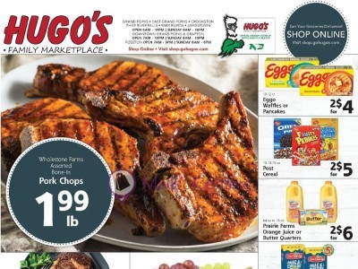Hugo's Current Ad Flyer