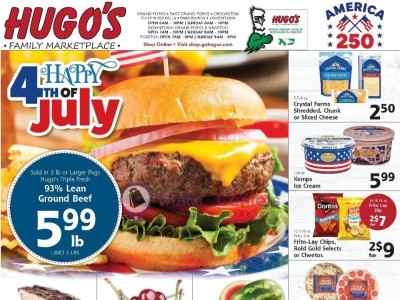 Hugo's Current Ad Flyer