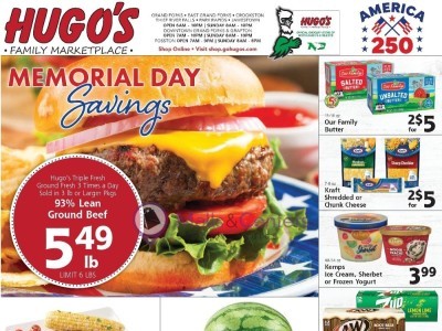 Hugo's Current Ad Flyer