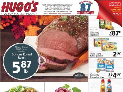 Hugo's Current Ad Flyer