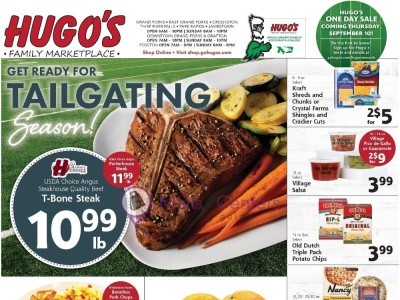 Hugo's Current Ad Flyer