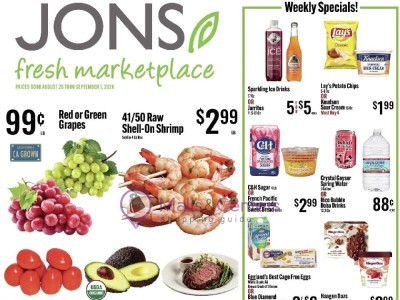 Jons Fresh Marketplace 15300 Goldenwest St, Westminster, CA 92683 Flyer