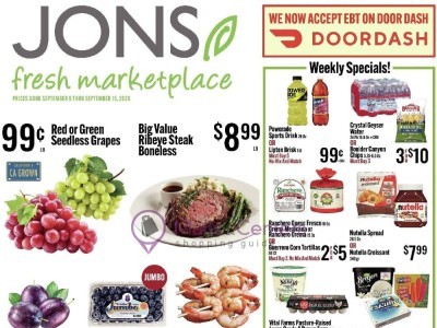 Jons Fresh Marketplace 15300 Goldenwest St, Westminster, CA 92683 Flyer