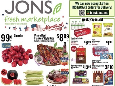 Jons Fresh Marketplace 1717 W Glenoaks Blvd, Glendale, CA 91201 Flyer