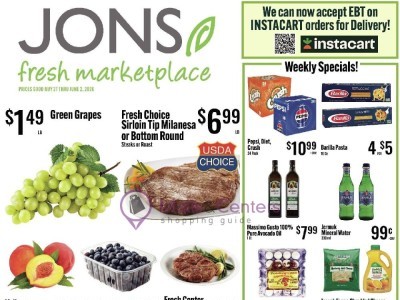 Jons Fresh Marketplace 1717 W Glenoaks Blvd, Glendale, CA 91201 Flyer