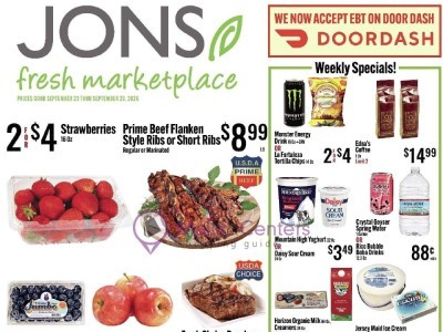 Jons Fresh Marketplace 1717 W Glenoaks Blvd, Glendale, CA 91201 Flyer