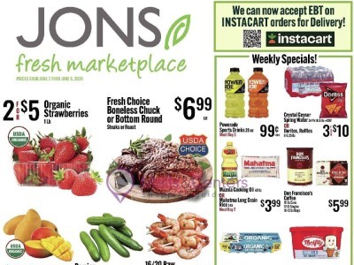 Jons Fresh Marketplace 18135 Sherman Way, Reseda, CA 91335 Flyer