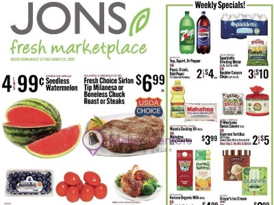 Jons Fresh Marketplace 3667 W 3rd St, Los Angeles, CA 90020 Flyer