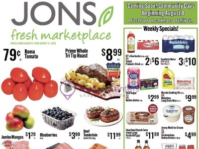 Thumbnail - Jons Fresh Marketplace 4848 W 190th St, Torrance, CA 90503 Flyer - 08/05/2026 - 08/11/2026
