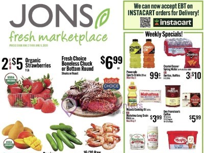 Thumbnail - Jons Fresh Marketplace 600 E Colorado St, Glendale, CA 91205 Flyer - 06/03/2026 - 06/09/2026