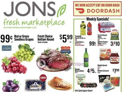 Jons Fresh Marketplace 600 E Colorado St, Glendale, CA 91205 Flyer