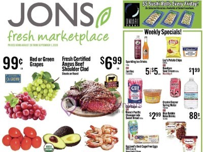 Jons Fresh Marketplace 7134 Sepulveda Blvd, Van Nuys, CA 91405 Flyer