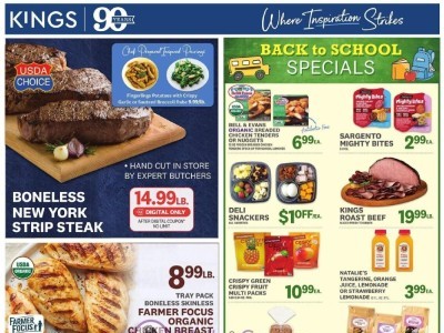 Thumbnail - Kings Food Markets weeklyad Flyer - 08/14/2026 - 08/20/2026
