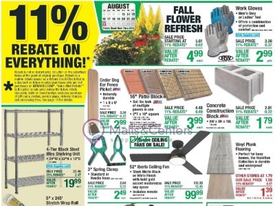 Menards weekly Flyer