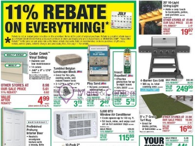 Menards weekly Flyer