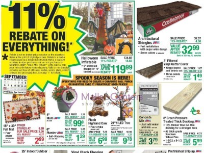 Menards weekly Flyer