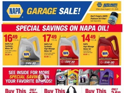 Napa Auto Parts Weekly ad valid from 07/01/2020 to 07/31/2020 ...
