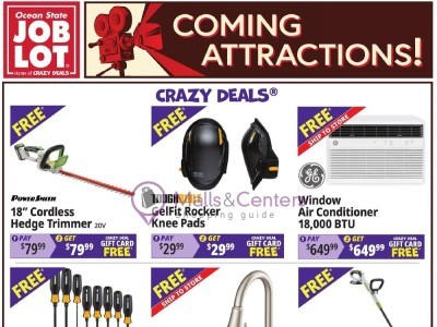 Ocean State Job Lot comingattractions Flyer