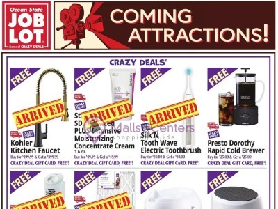 Ocean State Job Lot comingattractions Flyer