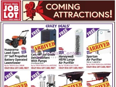 Ocean State Job Lot comingattractions Flyer