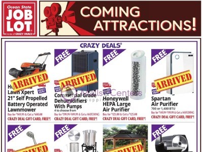 Ocean State Job Lot comingattractions Flyer