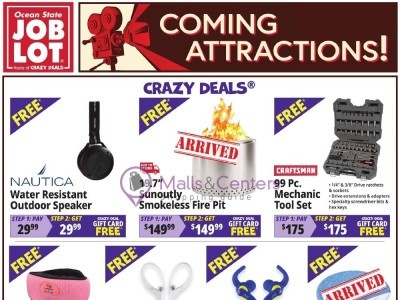 Ocean State Job Lot comingattractions Flyer
