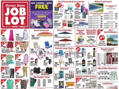Thumbnail - Ocean State Job Lot weekly Flyer - 08/20/2026 - 08/26/2026