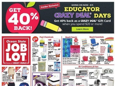 Ocean State Job Lot weekly Flyer
