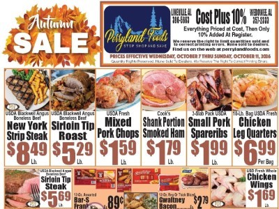Thumbnail - Perryland Foods Flyer - 10/05/2026 - 10/12/2026