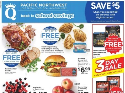 Thumbnail - QFC Quality Food Centers weekly Flyer - 08/26/2026 - 09/01/2026