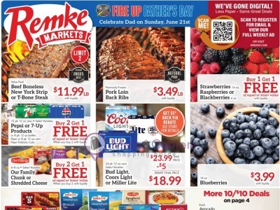 Thumbnail - Remke Markets taylor-mill Flyer - 06/18/2026 - 06/24/2026