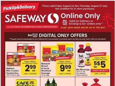 Thumbnail - Safeway safewayeasternsp Flyer - 08/21/2026 - 08/27/2026