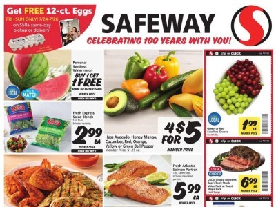 Thumbnail - Safeway weeklyad Flyer - 07/22/2026 - 07/28/2026