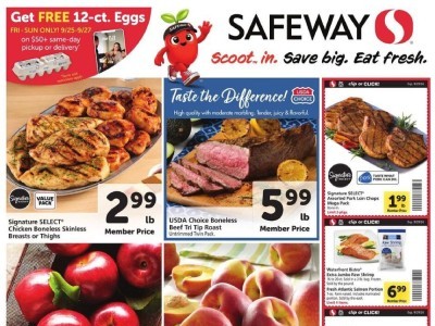 Thumbnail - Safeway weeklyad Flyer - 09/23/2026 - 09/29/2026