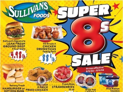 Thumbnail - Sullivan's Foods Current Ad Flyer - 08/05/2026 - 08/11/2026