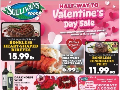 Thumbnail - Sullivan's Foods Next Ad Flyer - 08/12/2026 - 08/18/2026