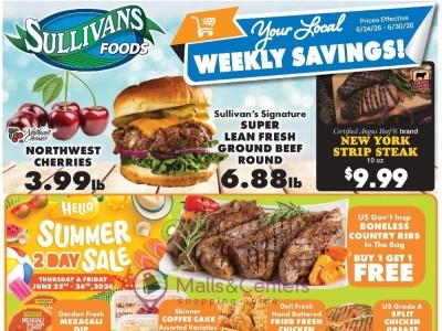Thumbnail - Sullivan's Foods Next Ad Flyer - 06/24/2026 - 06/30/2026