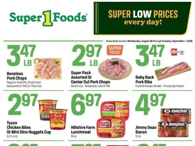 Super1Foods hotsheetweekly Flyer