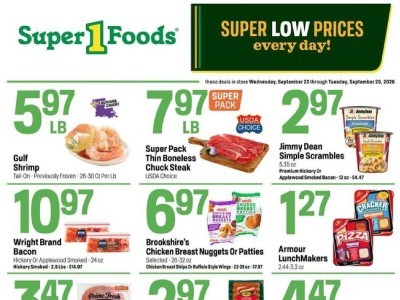 Super1Foods hotsheetweekly Flyer