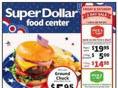 Thumbnail - SuperDollar Food Center weeklyad Flyer - 07/01/2026 - 07/07/2026