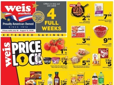 Weis Markets monthly Flyer