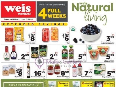 Weis Markets monthly Flyer