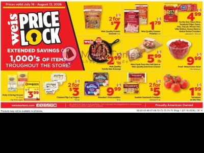 Weis Markets weeklycircular Flyer