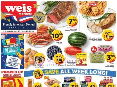 Weis Markets weeklycircular Flyer