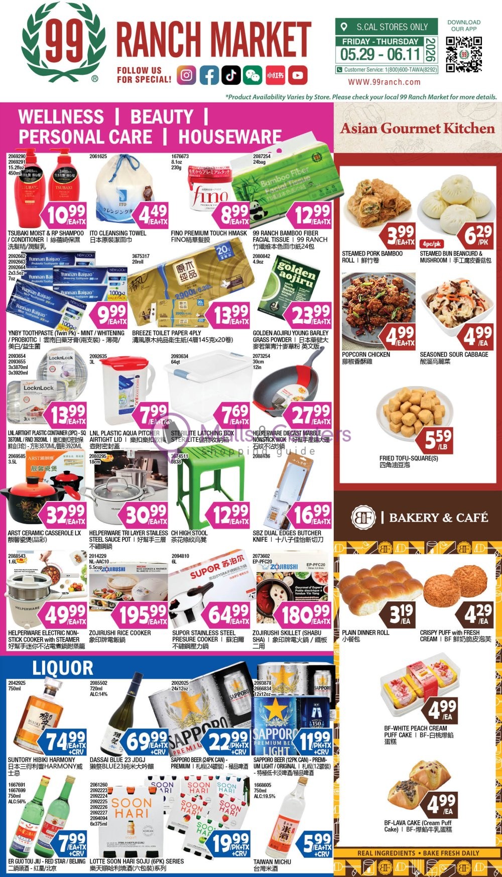 Weekly ad for 99 Ranch Market valid: 05/29/2026 - 06/17/2026, page 10