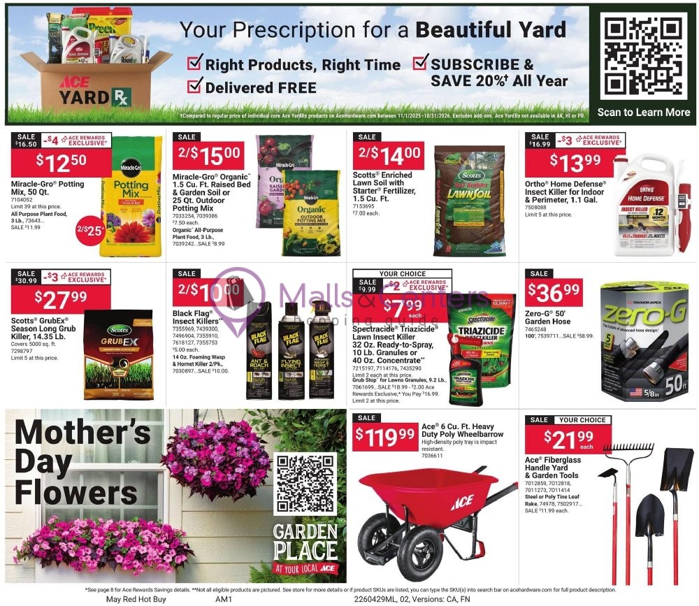 Weekly ad for Ace Hardware valid: 04/29/2026 - 05/31/2026, page 2