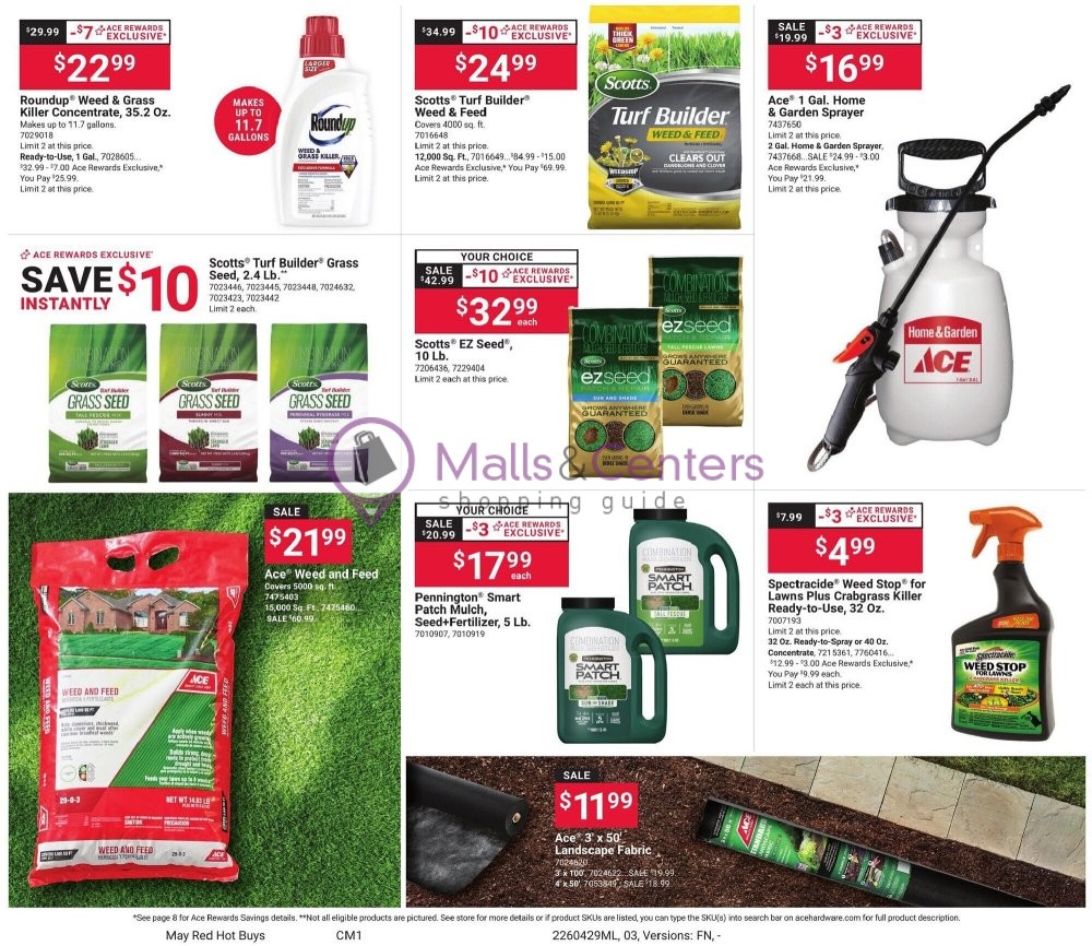 Weekly ad for Ace Hardware valid: 04/29/2026 - 05/31/2026, page 3