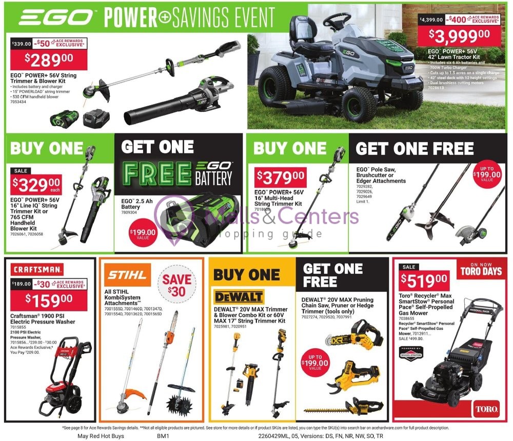 Weekly ad for Ace Hardware valid: 04/29/2026 - 05/31/2026, page 5