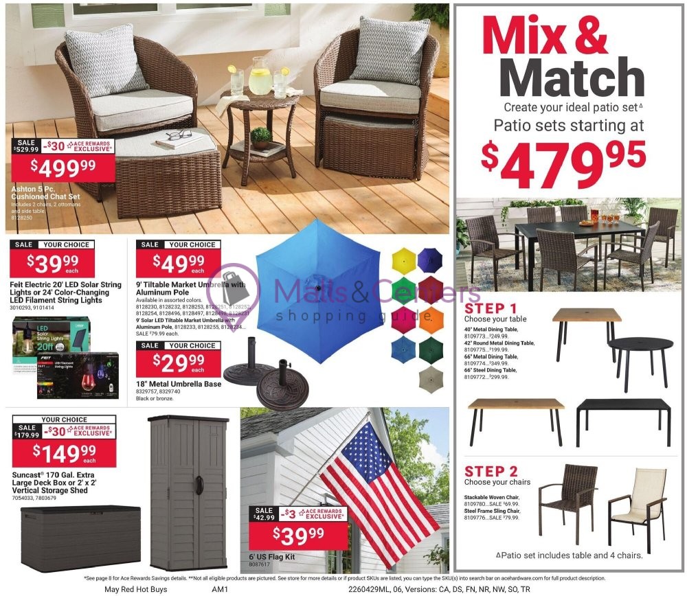 Weekly ad for Ace Hardware valid: 04/29/2026 - 05/31/2026, page 6