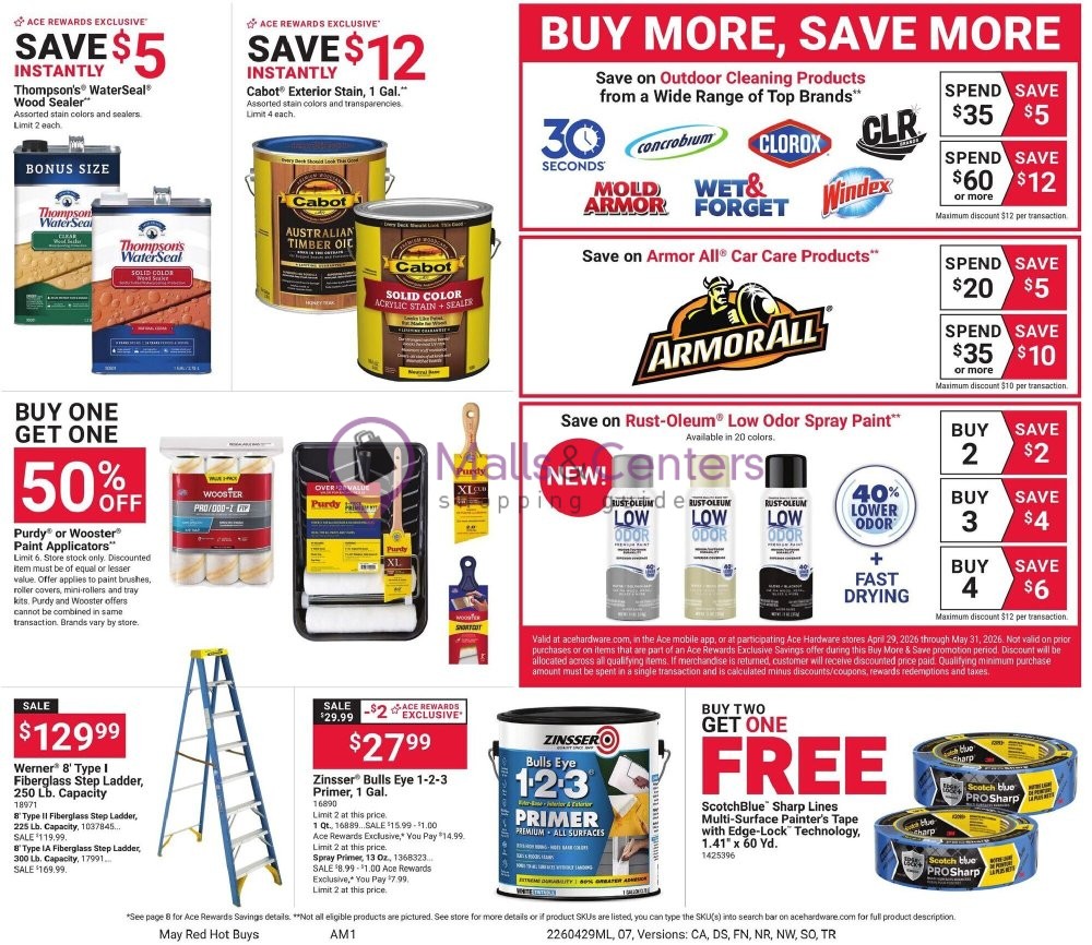 Weekly ad for Ace Hardware valid: 04/29/2026 - 05/31/2026, page 7